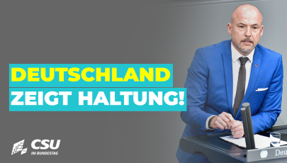 Alexander Hoffmann am Rednerpult im Plenum des Deutschen Bundestages